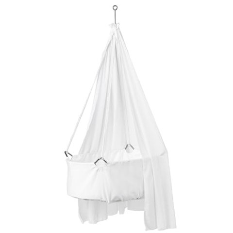 Leander Betthimmel für Leander Classic™ Wiege Weiß - Babybett Himmel fürs Babyzimmer - Schützender Wiegenhimmel aus transparenter Baumwolle