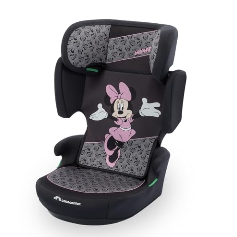 Bebeconfort Disney RoadSafe i-Size, Reboarder Kindersitz, 3,5–12 Jahre (100–150 cm), Mickey Maus Kindersitz, Klappbar, Gurtinstallation, 14 Kopfstützenpositionen, Authentic Mickey