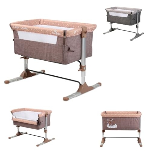 Lorelli Sleep and Care Babywiege faltbar Cododo mit Tasche/Matratze beige, 1 Stück
