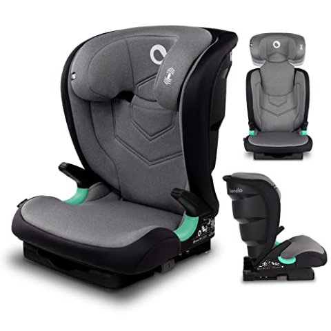 LIONELO Neal Kindersitz 15-36kg, Isofix, Seitenprotektoren, Kennzeichnung i-Size, 3-fach verstellbare Rückenlehne, Höhenverstellbare Kopfstütze, Belüftungssystem