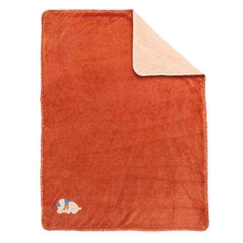 Nattou Schmusedecke Supersoft Hund Jim, 75 x 100 cm, Jim und Bob, Orange