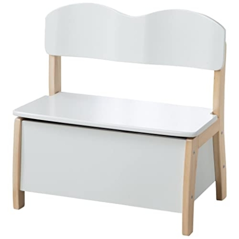 roba Kindertruhenbank, aus Massivholz und MDF gefertigt, Rücken und Sitzfläche bicolor