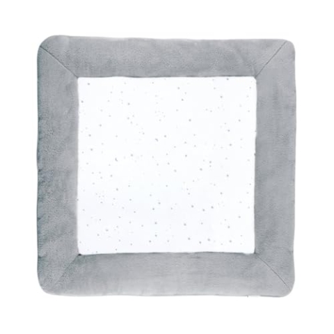BEMINI Laufstalleinlage Krabbeldecke Pady jersey + jersey Little stars print Little stars print ecru