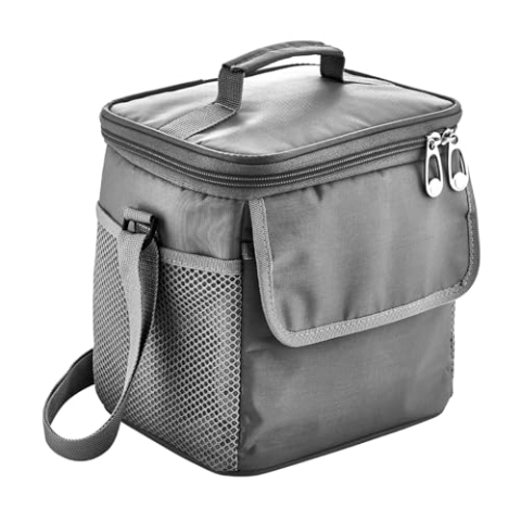 Babyjem Isoliertasche für Babymahlzeiten Aufbewahrung von Baby Flasche Thermostasche, Grau