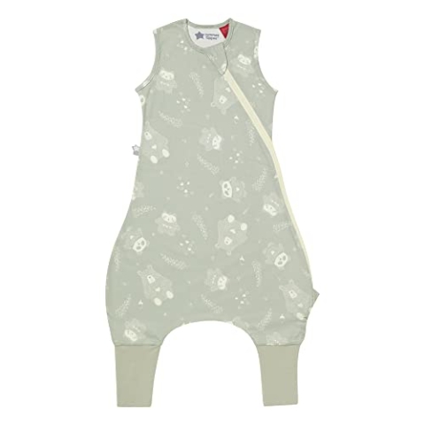 Tommee Tippee Babyschlafsack mit Füßen, The Original Grobag Steppee, Babystrampler, Weiches Gewebe mit Hohem Baumwollanteil, 18-36m, 2,5 TOG, Woodland Grofriends