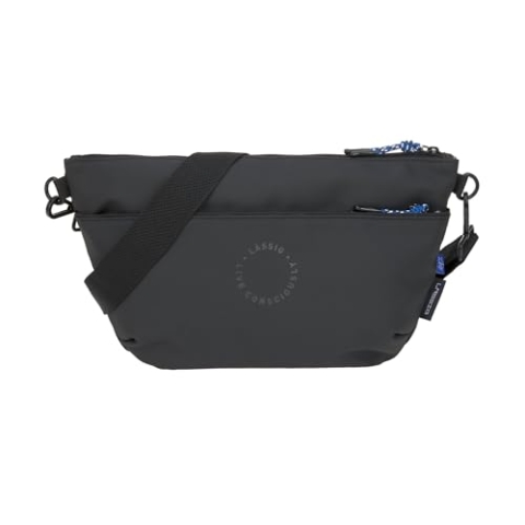 LÄSSIG Baby Kinderwagenorganizer Umhängetasche Kinderwagentasche inkl. Kinderwagenbefestigung/Buggy Bum Bag black