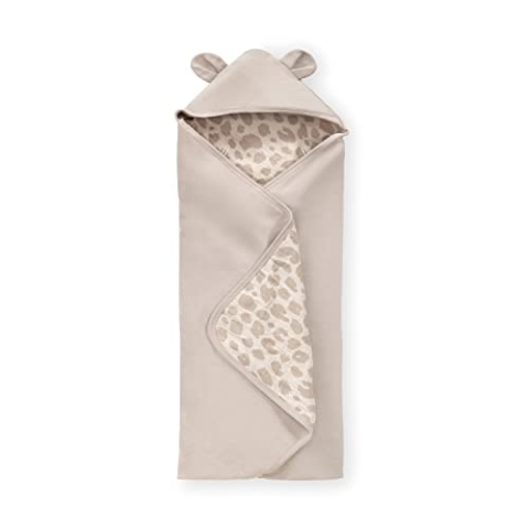 hauck Baby Einschlagdecke Snuggle N Dream für 3-Punkt-Gurt & 5-Punkt-Gurt, Baumwolle, Universal für Babyschale, Kindersitz, Reboarder, Kinderwagen, Buggy, Babywippe, Waschbar (Leo Natural)