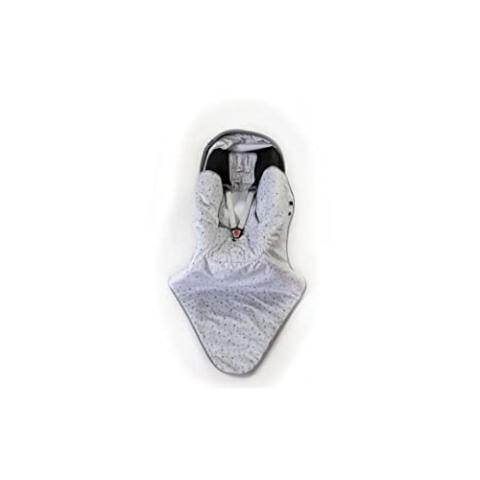 Domiva Schlafsack für Autositz, Gruppe 0/0+/1, Outdoor, bedruckt, Sterne, Grau