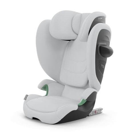 CYBEX Gold Kinder-Autositz Solution G2 Comfort, Ab ca. 3 bis 12 Jahre (100 - 150 cm), Max. 50 kg, Für Autos mit und ohne ISOFIX, Fog Grey (Grau)