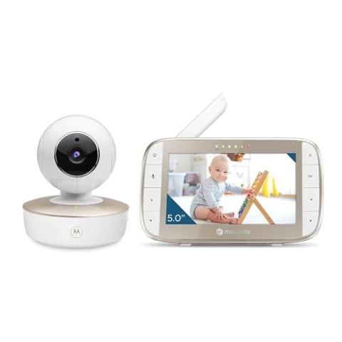 Motorola Nursery Babyphone mit Kamera - Baby Monitor VM50G - Überwachungskamera mit Farbdisplay, Zwei-Wege-Kommunikation und Infrarot-Nachtsicht - 300M Reichweite - Zoomen, Neigen und Schwenken
