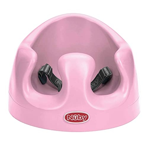 Nuby My Baby Seat Soft-Bodensitz - rosa - für Babys 4-12 monate