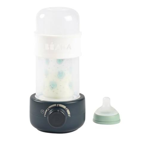 BÉABA, Flaschen-/Gläschenwärmer, Flaschensterilisator, Sauger, Muttermilchwärmer, Sanfter Dampf, Schnelles Aufwärmen, Baby Milk Second, Night blue