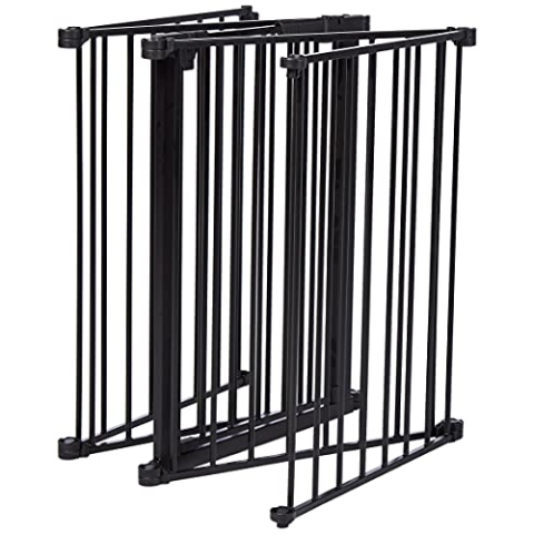 KidCo 83100 Kaminschutzgitter schwarz mit Autoclose