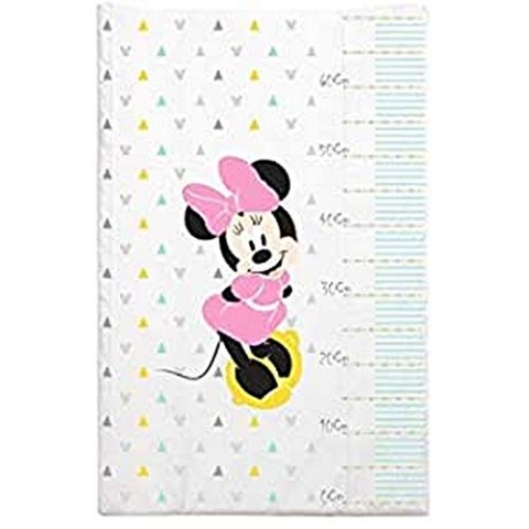 Interbaby MN010 Wickelmatratze Aus Schaumstoff Plastifiziert - 70 Cms - Disney Minnie Mouse, weiß, 100 g