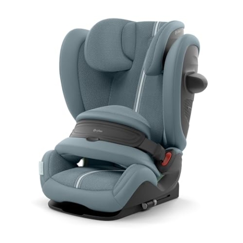 CYBEX Gold Kindersitz Pallas G2 i-Size Plus, 76-150 cm, Ab ca. 15 Monate bis ca. 12 Jahre (ca. 9 bis 50 kg), Stormy Blue