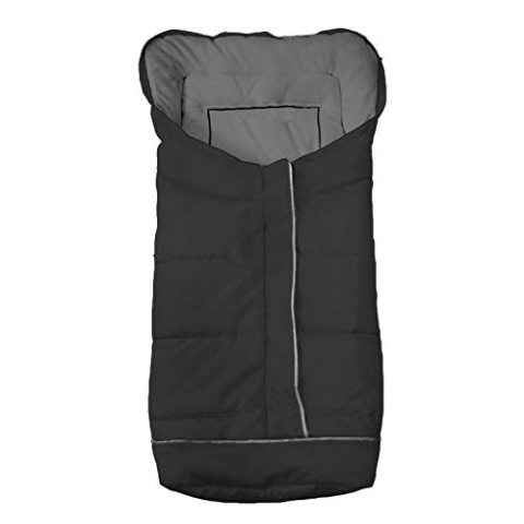 Domiva Prime Outdoor Fußsack, Schwarz, 100 cm, 1 Stück