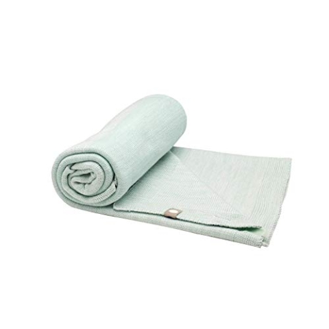 Snoozebaby Baby Stilvolle Cocooning Decke Kinderbett, Minze