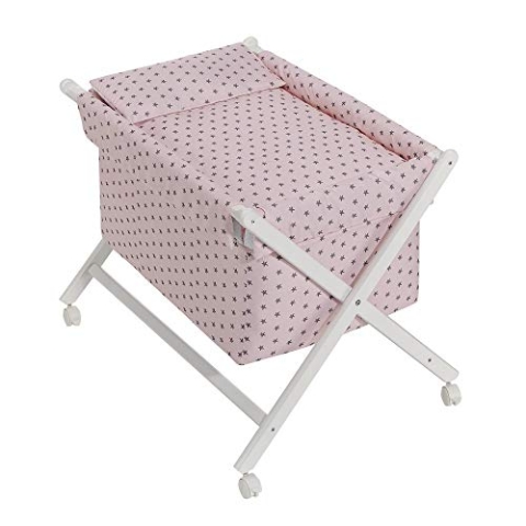 Miniwiege Seestern rosa mit Stoff