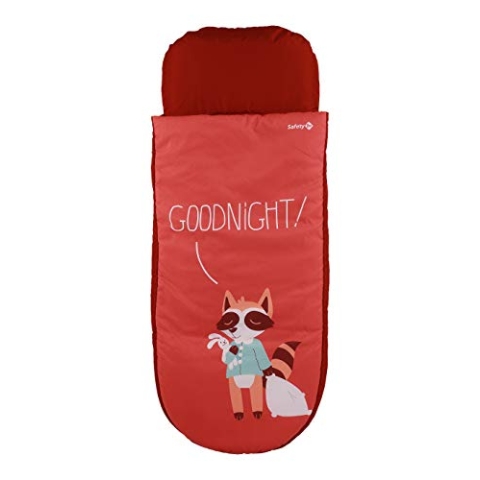 Safety 1st Schlafsack Go DoDo, kuschelig warmer Kinderschlafsack, ideal für den nächsten Urlaub oder Übernachtungsbesuch, nutzbar ab ca. 3 Jahren, Goodnight Red