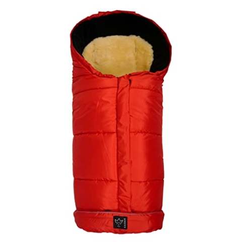 Kaiser 6571133 - Fußsack "Sheepy", Farbe: rot