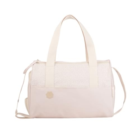 Badabulle Wickeltasche Pocketstyle Creme - Kinderwagentasche inklusive Wickelzubehör