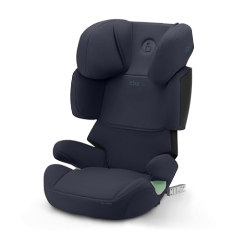 CBX by CYBEX Kinder-Autositz Solution X i-Fix, Für Autos mit und ohne ISOFIX, Ab ca. 3 bis 12 Jahre (100 - 150 cm), Ab ca. 15 bis 50 kg, Blau