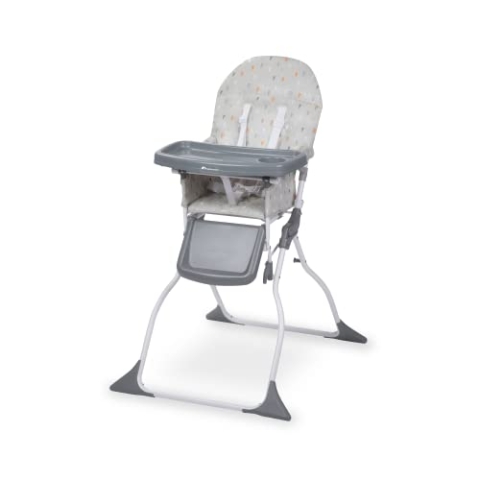 BEBECONFORT Keeny Hochstuhl, Easy Transport, 6 Monate bis 3 Jahre, 15 kg, Warm Grey