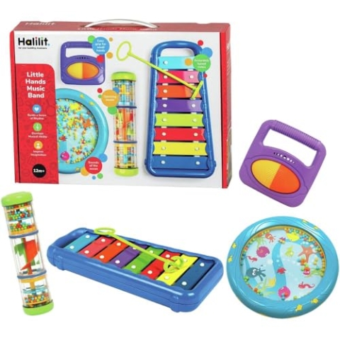 Halilit Little Hands Music Band Musical Instrument Gift Set