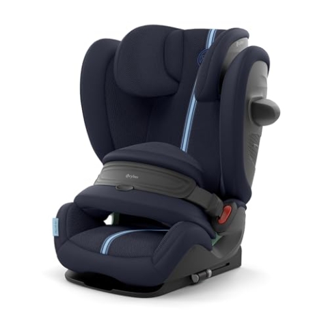 CYBEX Gold Kindersitz Pallas G2 i-Size Plus, 76-150 cm, Ab ca. 15 Monate bis ca. 12 Jahre (ca. 9 bis 50 kg), Ocean Blue