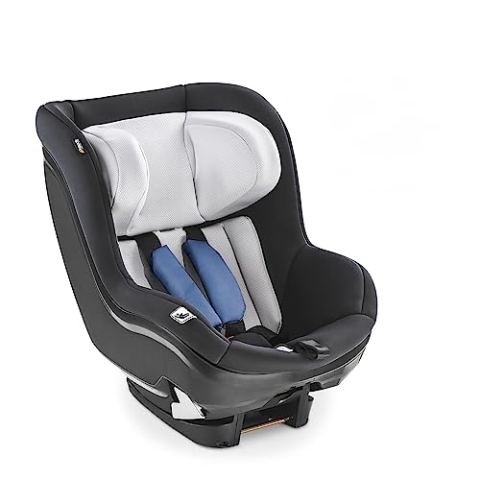 hauck i-Size Reboard Kindersitz iPro Kids für Babys ab Geburt bis Köpergröße 105 cm (0 - 18 kg), ECE R129, Gruppe 0, 1, 2, Einstellbare Kopfstütze, Isofix Basis Separat Erhältlich (Denim)
