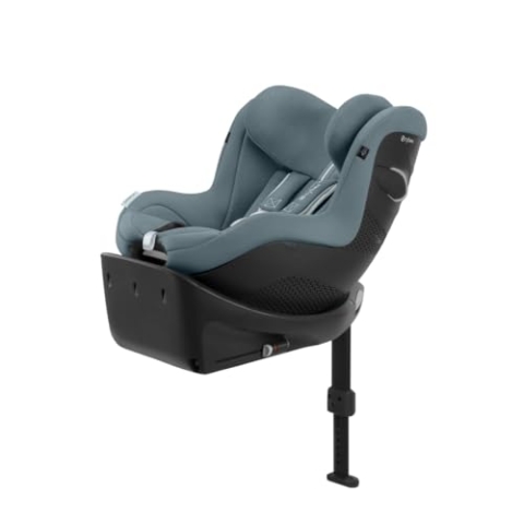 CYBEX Gold Kinder-Autositz Sirona Gi i-Size Plus inkl. Base, Ab ca. 3 Monaten bis 4 Jahre (Ab Geburt mit Neugeboreneneinlage), Max. 20 kg, 61 - 105 cm (Ab 40 cm mit Neugeboreneneinlage), Stormy Blue