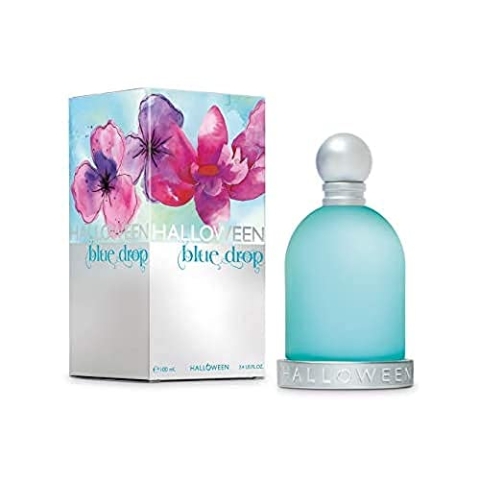 Halloween Blue Drop, Eau de Toilette für Frauen, holziger Duft, 100ml Zerstäuber