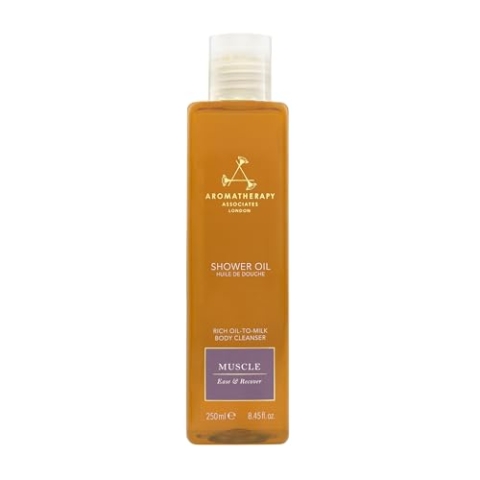 Aromatherapy Associates De-Stress Muskelduschöl 250 ml Erleichtert & erholt mit unserer beruhigenden, therapeutischen ätherischen Ölmischung aus Rosmarin, Ingwer & Schwarzer Pfeffer Luxuriöse Öl-zu-Milch-Formel.