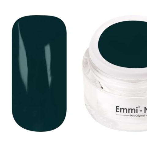 Emmi Nail Farbgel | UV/LED-Gel für brillante Farbintensität | Hohe Deckkraft, mittelviskos & selbstglättend | Kein Verlaufen in Nagelränder | 5 ml – Evening Blue