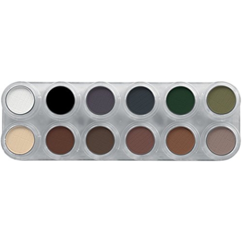 Rouge-/Lidschattenpalette UX mit 12 Farben