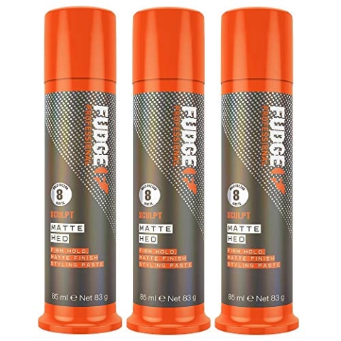 3er Matte Hed Firm Hold Fudge Professional Texture Paste 85 ml