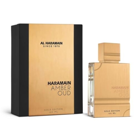 Al Haramain Amber Oud Gold Edition 120 ml | Luxuriöses Eau de Parfum | Unisex-Parfüm | Hochwertiger arabischer Duft für Männer und Frauen | Oud-Parfüm zum Verschenken und für den Alltag