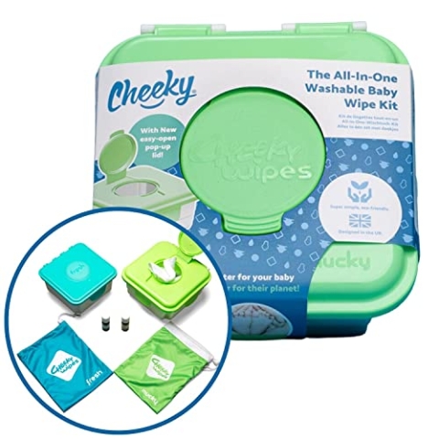 Cheeky Wipes Komplett-Kit Feuchttücher selbst herstellen 32-teilig