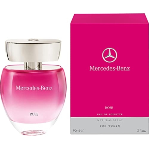 Mercedes-Benz Rose For Women Eau de Toilette Rose Nat. Spray, 90 ml