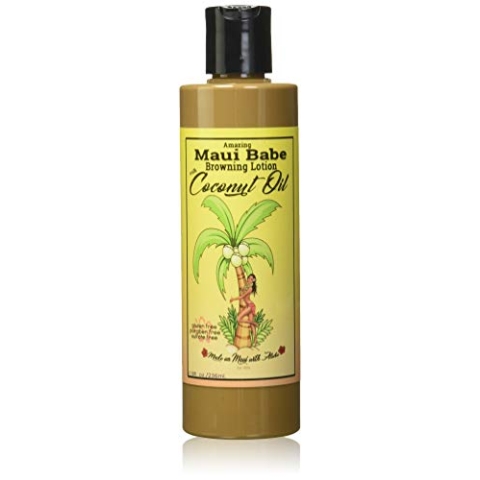 Maui Babe Browning Lotion Coconut Oil, 8 Ounce, 236 ml