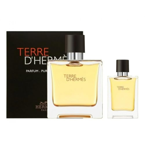 HERMES TERRE D'HERMES SET: EDP SPRAY 75ML + EDP SPRAY 12.5ML