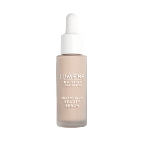 LUMENE Invisible Illumination Glow Beauty Serum Flüssige Foundation, Vegan, Universal Light 30 ml