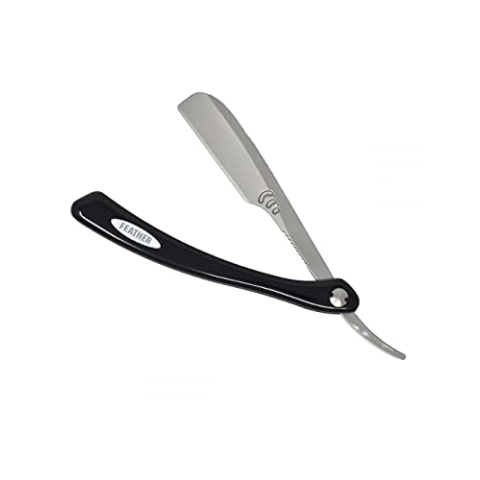 Feather Artist Club SR Rasiermesser, Einwegartikel, Schwarz, keine Klingen im Lieferumfang enthalten