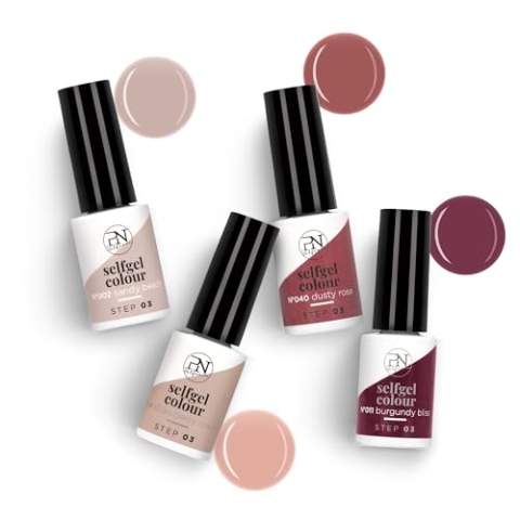PN Selfcare Gel Nagellack Set – 4 Farben UV Gel Nagellack – Nagellack Set für langanhaltender Glanz – Semi Permanent & tierversuchs frei - Gel Polish Always Classy