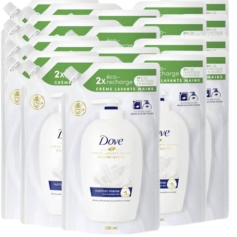 Dove Nachfüllpackung Flüssigseife Original 500 ml (20, Einheiten)