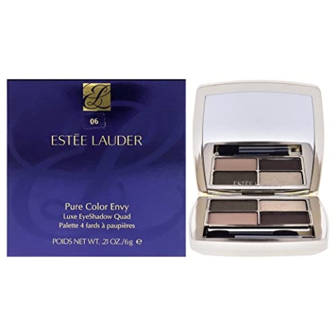 Estee Lauder, Pure Color Envy Luxe EyeShadow Quad - 06 Metal Moss. 6 g.