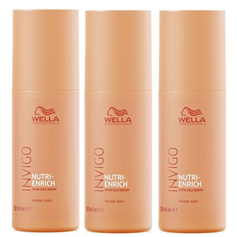 3er Nutri Enrich Wonder Balm Invigo Wella Professionals mit Goji Beeren je 150 ml = 450 ml