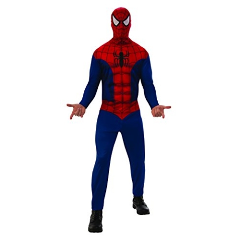 Rubies 820958XL000 Marvel Kostüm, Für Herren, Spiderman Erwachsene – Einsteiger, XL