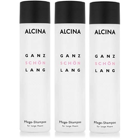 3er Haar Pflege Shampoo Alcina Ganz Schön Lang 250 ml