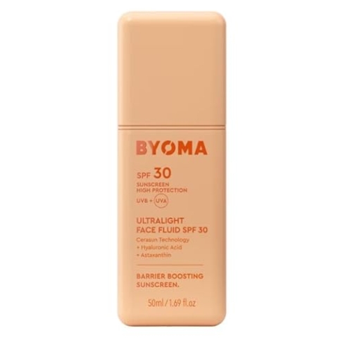 BYOMA Original Ultralight Face Fluid LSF 30 - Sonnenschutz | 50 ml | VEGANO | by BELLA